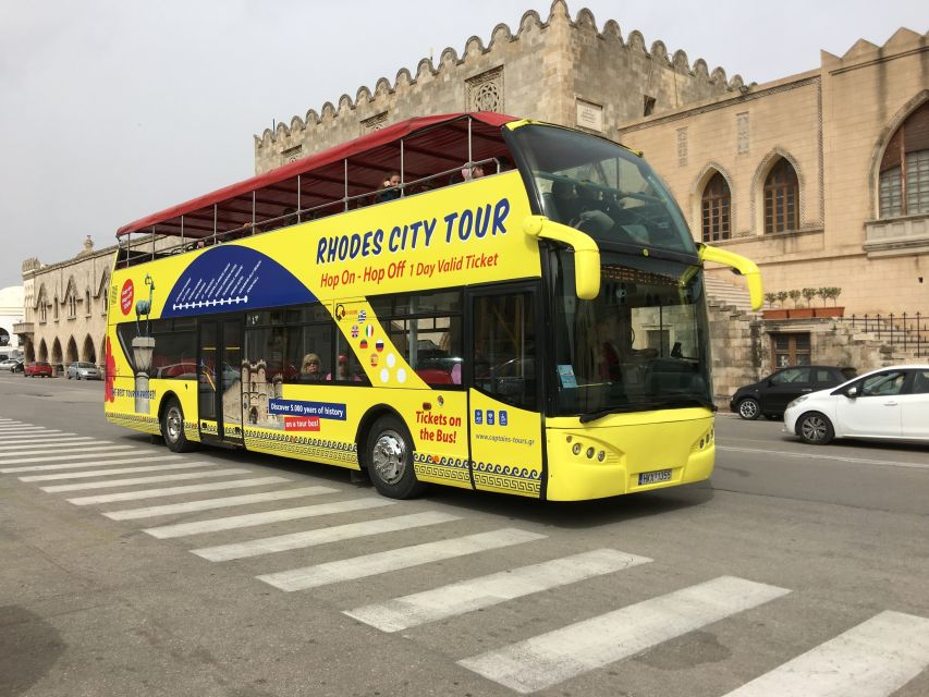 Rhodes: Hop-On Hop-Off City Tour Bus - Mandraki harbor and the city’s public face