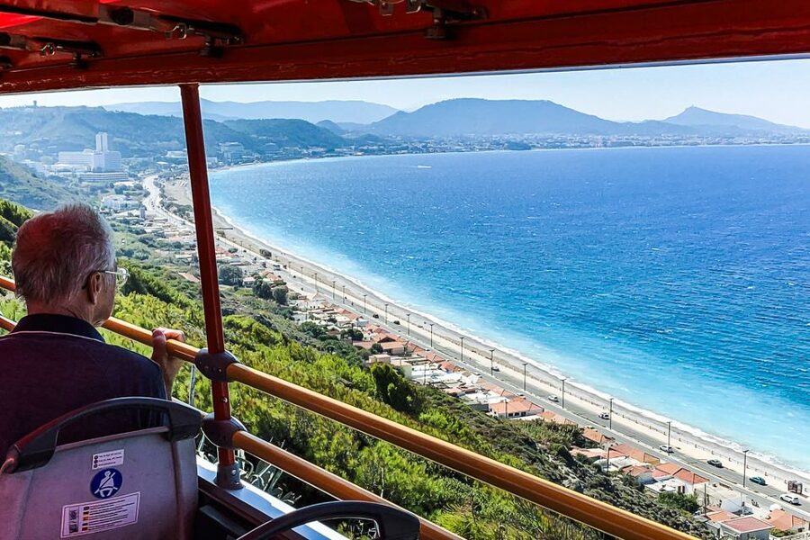 Rhodes: Hop-On Hop-Off Sightseeing Bus Tour - How the audio guide works