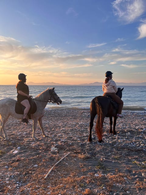 Rhodes: Horseback Riding Trip with Digital Photos - Reaching the beach for the main view