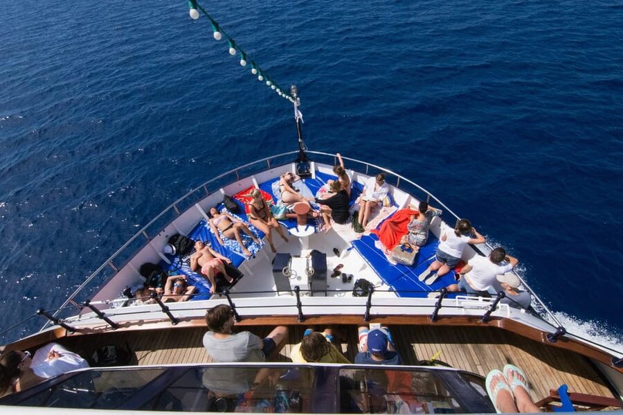 Rhodes: Lindos Cruise with 2 Swim Stops - Key points at a glance