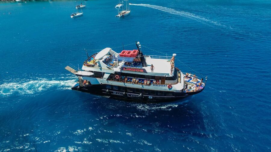 Rhodes: Lindos Cruise with 2 Swim Stops - Anthony Quinn Bay, your first swim
