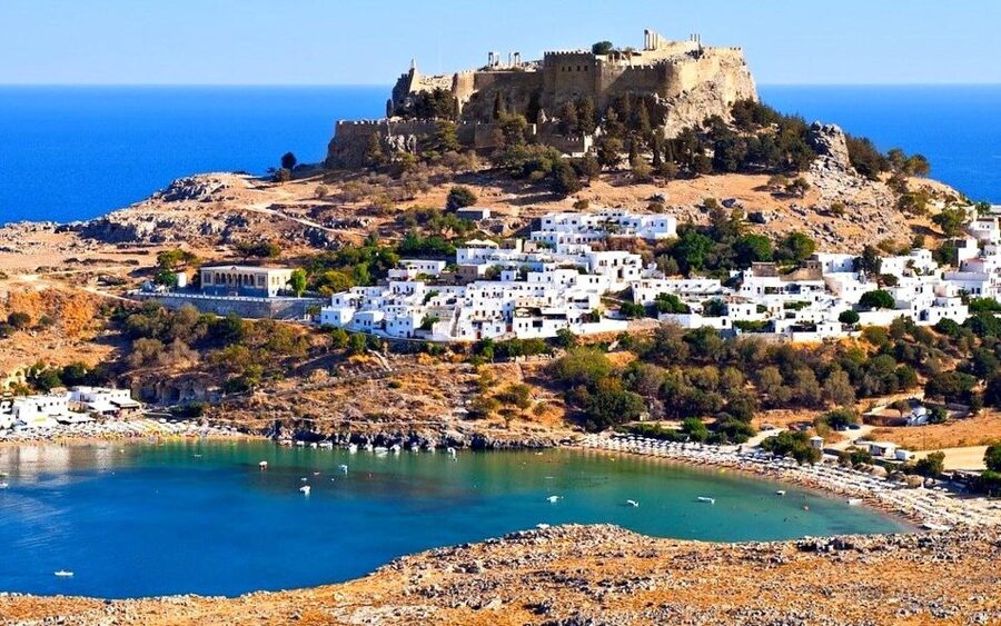 Rhodes: Lindos Cruise with 2 Swim Stops - Three hours to explore Lindos
