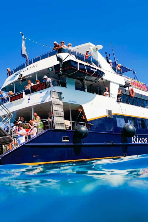 Rhodes: Lindos Cruise with 2 Swim Stops - Leaving Mandraki Port in the morning