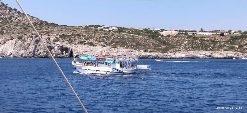 Rhodes: Pleasure Cruise for Swimming and Snorkeling - Afandou Beach for another hour in the water