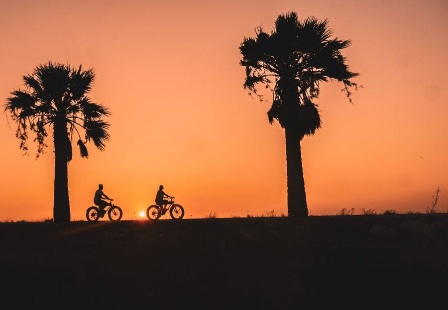 Rhodes: Retro eBike Highlights Tour w/ Personal Photographer - The Colossus of Rhodes stop