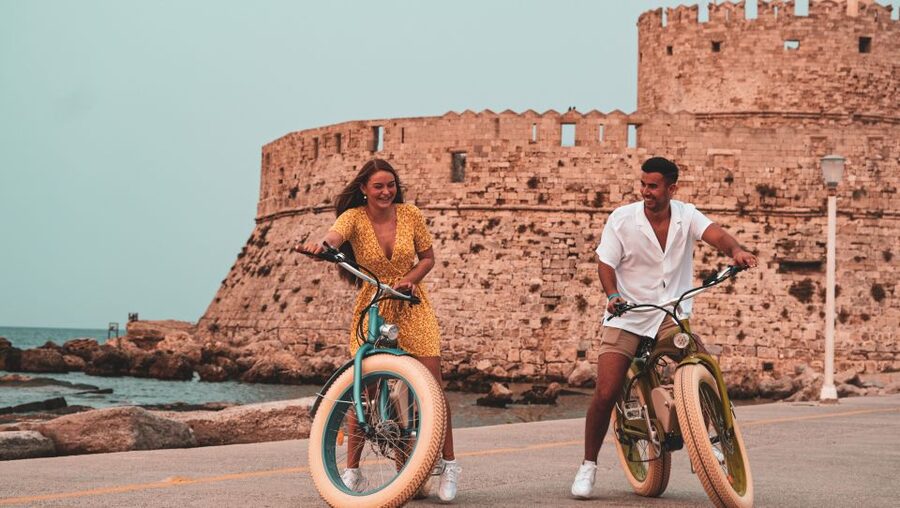 Rhodes: Retro eBike Highlights Tour w/ Personal Photographer - Value at $55 per person