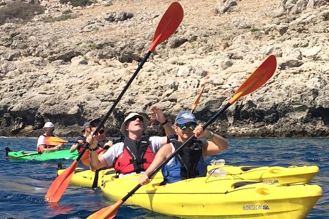 Rhodes Sea Kayaking Adventure small groups incl.Transfer & snack - Starting out with safety and basic paddling