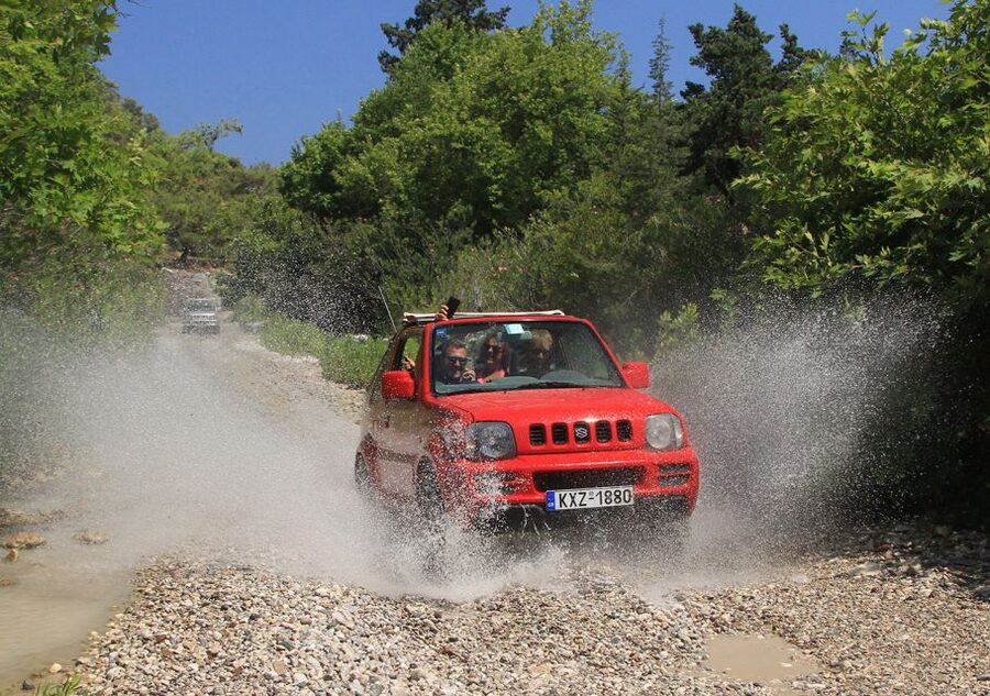 Rhodes: Self-Drive 4x4 Safari Tour with North Pickup - Profitis Ilias and Rhodes from above