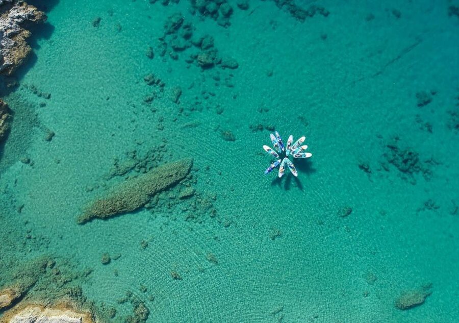Rhodes: Stand-Up Paddleboard and Snorkeling Tour - Starting at Stegna with a calm first lesson