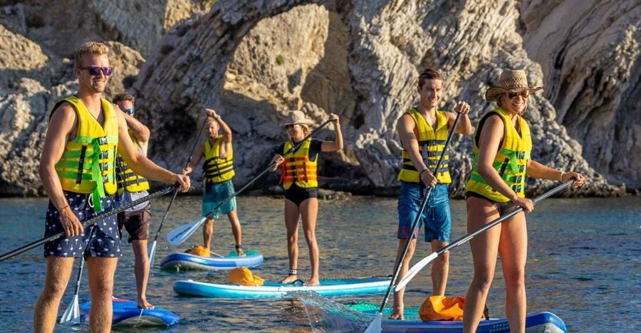 Rhodes: Stand-Up Paddleboard and Snorkeling Tour - Snorkeling in a sea cave
