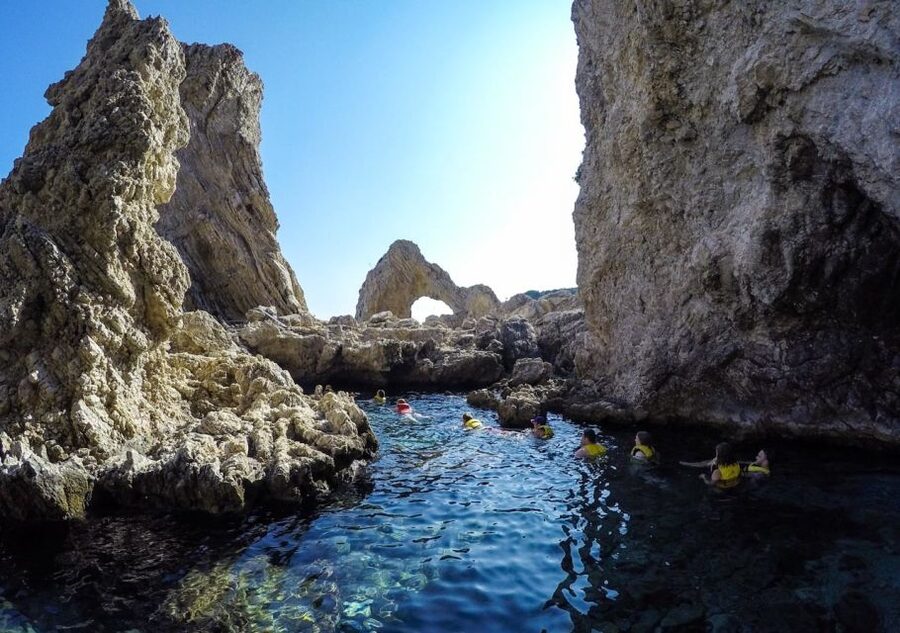 Rhodes: Stand-Up Paddleboard and Snorkeling Tour - A secluded bay, Greek snacks, and a second swim