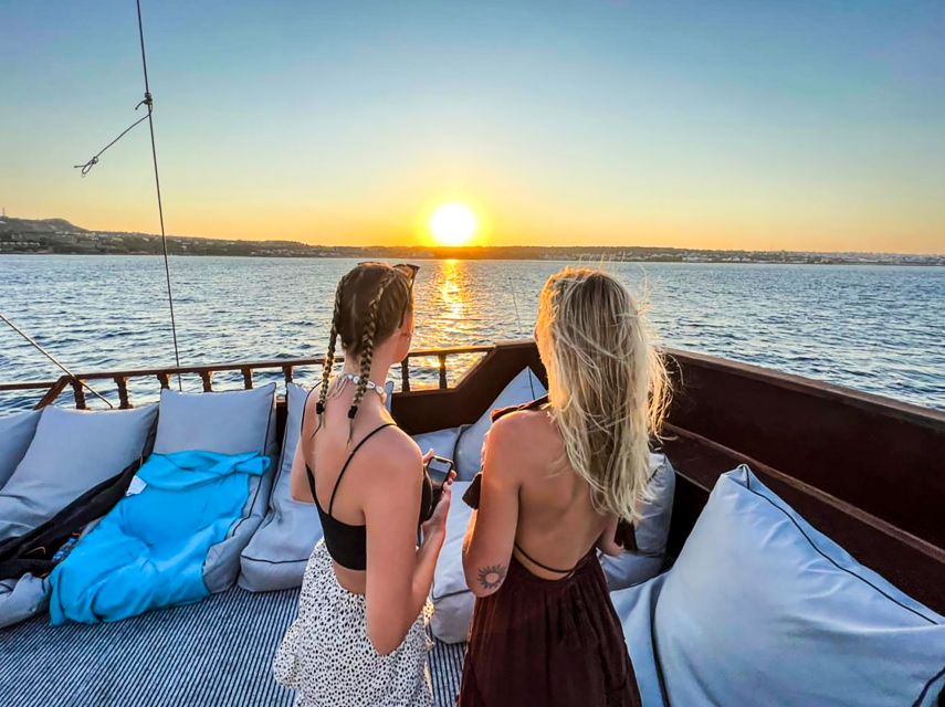 Rhodes: Sunset Cruise with Greek BBQ and Unlimited Drinks - Kallithea Springs and the One-Hour Swim Stop