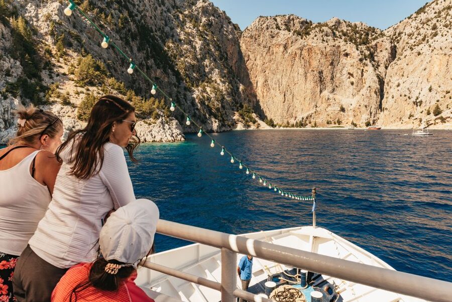 Rhodes: Symi Island & Panormitis Monastery Day Trip by Boat - The west-coast cruise and seasonal Nymporio Bay swim