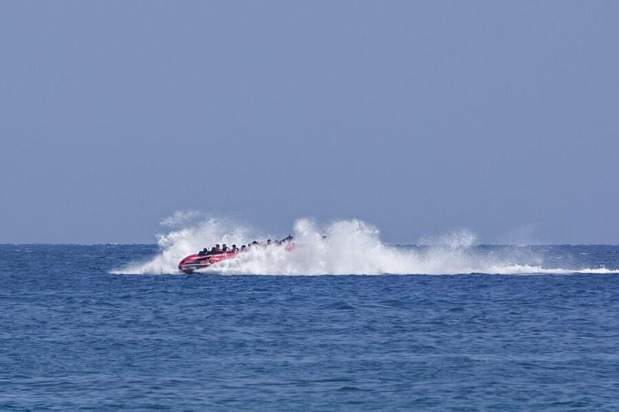 Rhodes Town: Adrenaline Jet Boat Adventure - Music, spray, and the overall atmosphere