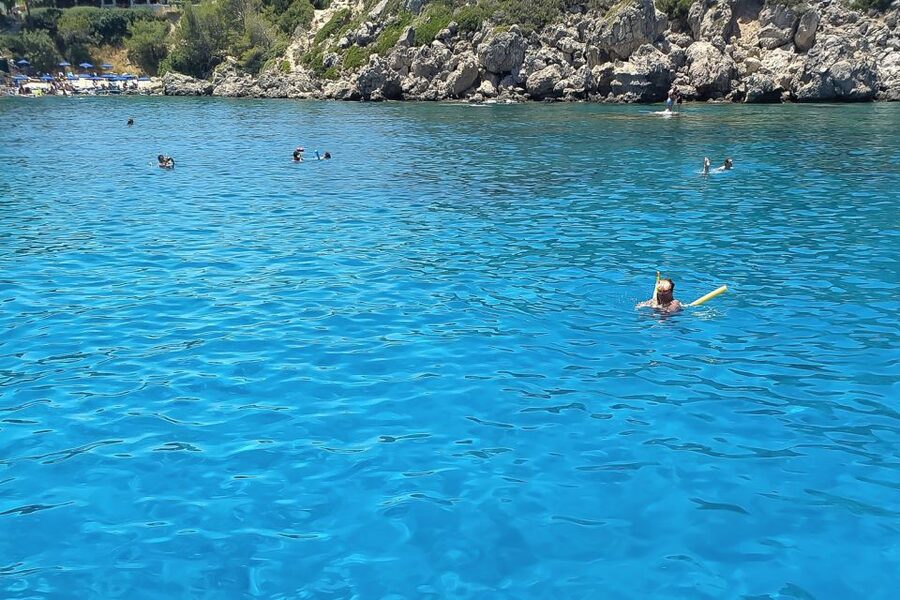 Rhodes Town: Anthony Quinn, Kalithea & Afandou Boat Cruise - What the crew adds to a straightforward boat day