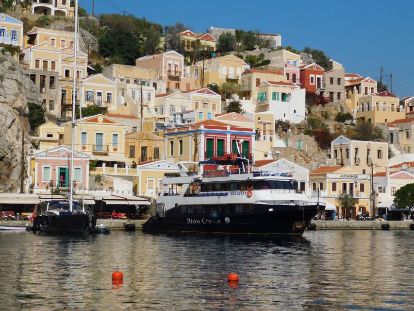 Rhodes Town: Boat Trip to Symi Island and St Marina Bay - The first crossing gives you Rhodes from the water