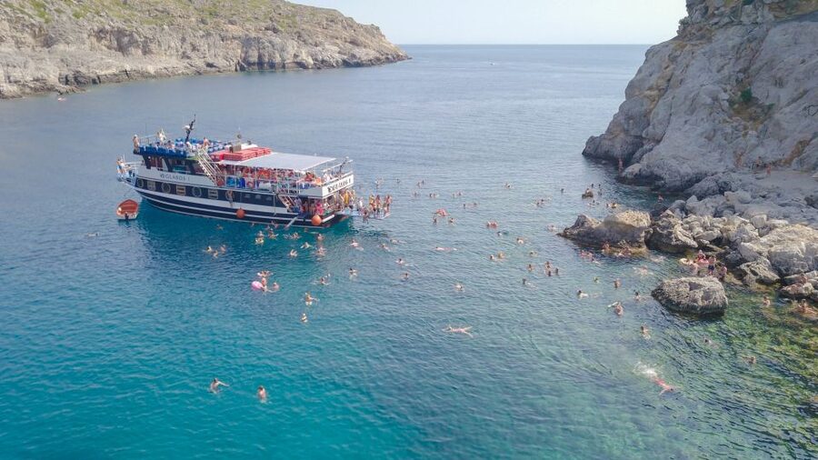 Rhodes Town: Scenic Cruise to Lindos with Swim Stops - Key points to know before booking
