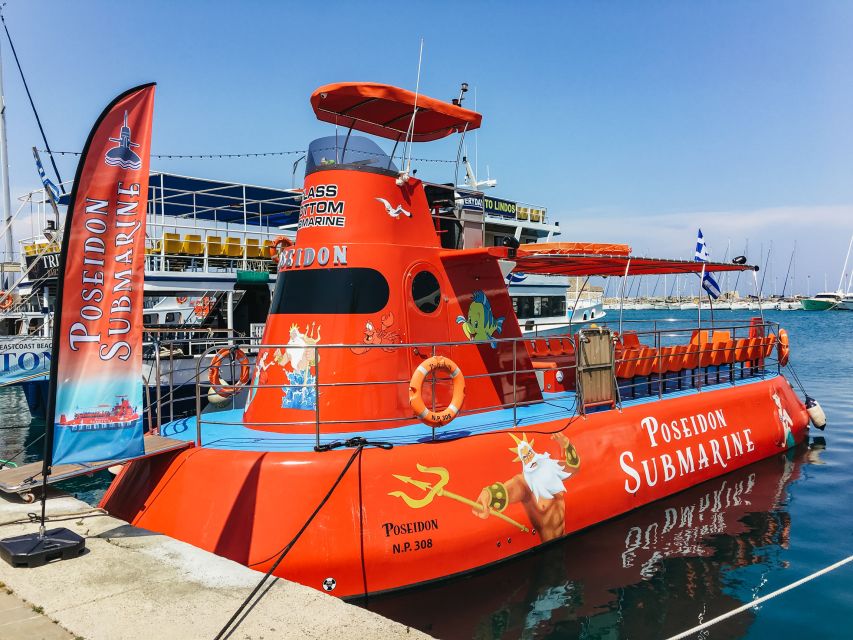 Rhodes Town: Submarine Cruise with Underwater Views - Passing the Palace and the Old Town walls