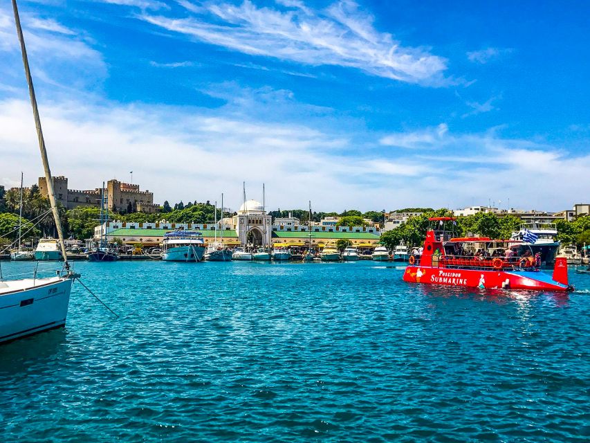 Rhodes Town: Submarine Cruise with Underwater Views - Choosing between the cabin and the deck