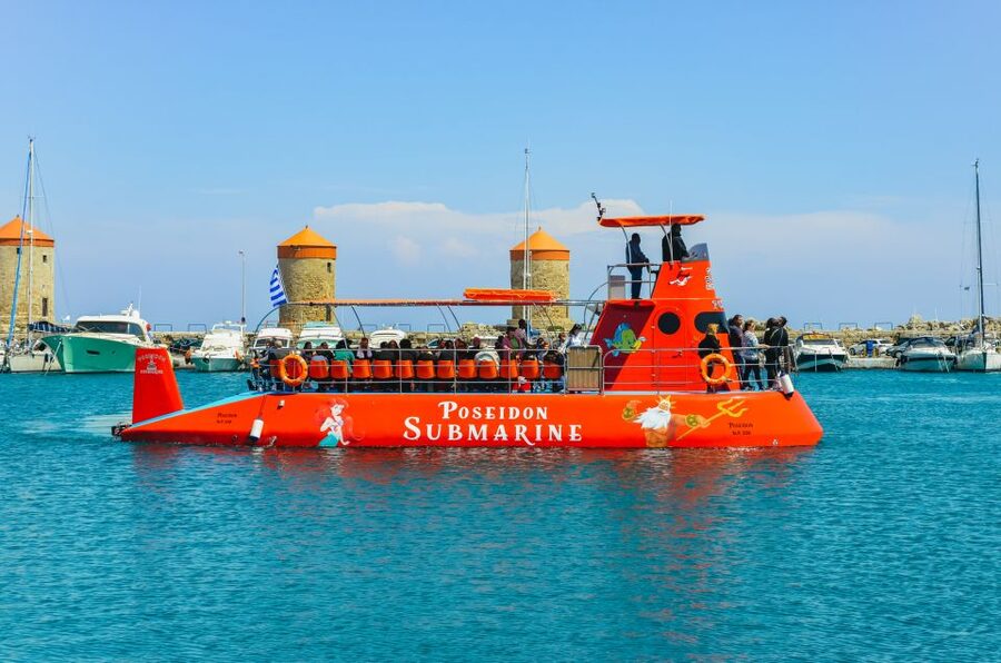 Rhodes Town: Submarine Cruise with Underwater Views - Timing, weather, and the 18:30 warning