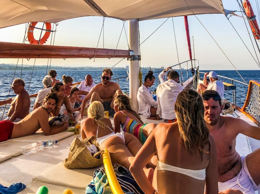 Rhodes Town: Sunset Boat Cruise with Drinks & Snacks - Drinks, snacks, and the extra-cost cocktail menu