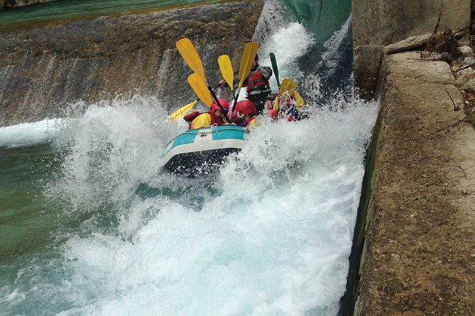 River rafting at Voidomatis River !! Zagori area - Papigo Bridge and the road to the river