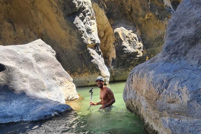 River Trekking at Kourtaliotiko Gorge Waterfalls to Preveli Beach - The dry route toward Preveli Palm Beach