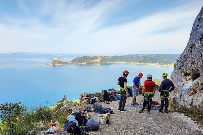 Rock Climbing Experience in Corfu for Beginners - Climbing above the Ionian Coast