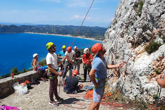 Rock Climbing Experience in Corfu for Beginners - The view is part of the value