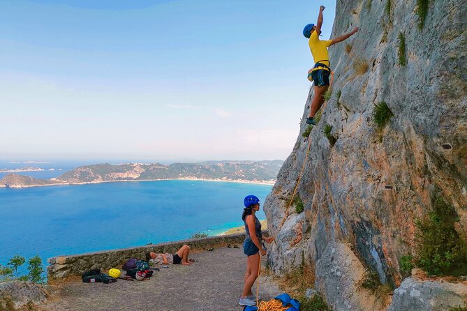 Rock Climbing Experience in Corfu for Beginners - A good choice for families and cruise schedules
