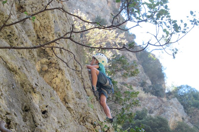 Rock Climbing with a Guide in Chania Therisos Gorge - Photos, breaks, and the taverna finish