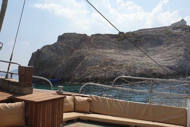 Round of Antiparos & Despotiko with Traditional Boat - Despotiko and the changing route