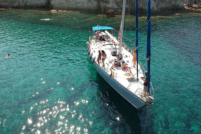 Round of Milos and Poliegos Sailing boat snorkelling cruise - A full day from Adamantas to the open sea