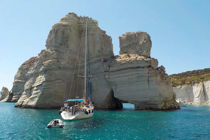 Round of Milos and Poliegos Sailing boat snorkelling cruise - Kleftiko, Milos at its most famous