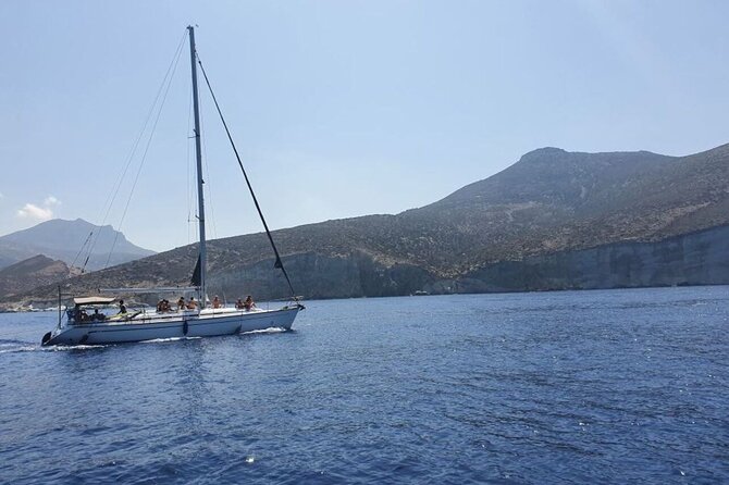 Sailing Boat Small Group Kleftiko and Sikia Cave West of Milos - Lunch, drinks, and the human side of the crew