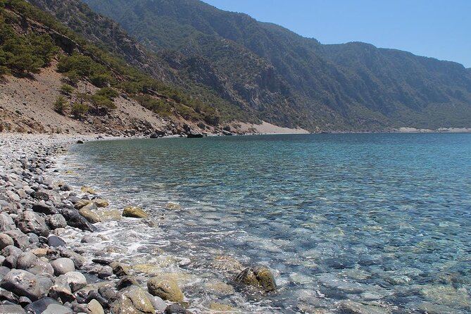 Samaria Gorge Hiking from Chania with Professional Hiking Guide - Reaching Agia Roumeli after six hours
