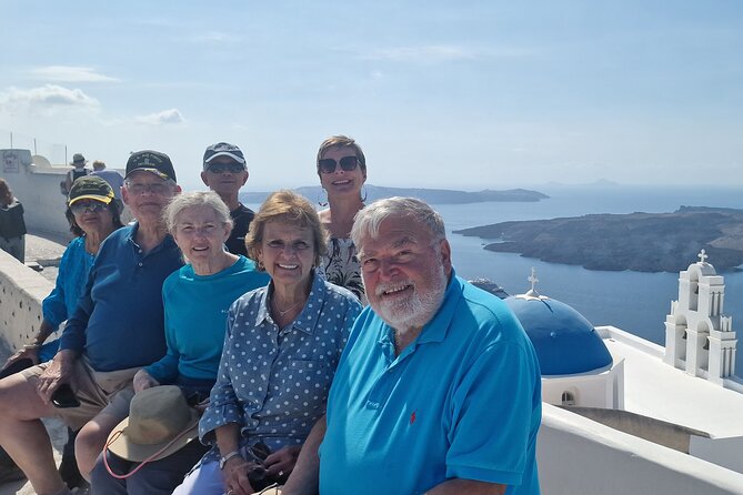 Santorini: 4hr Private First Impressions Tour - Prophet Elias and the island from above