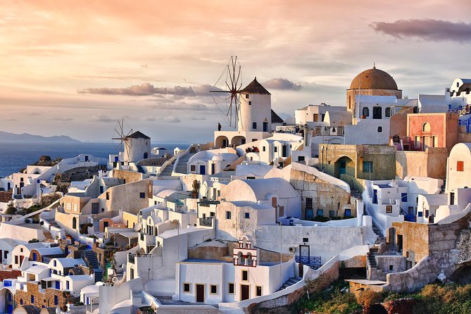 Santorini: 6hr Private Tour with Olive Oil, Beer or Wine Tasting - Profitis Ilias: Santorini from its highest point