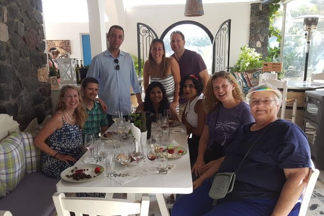 Santorini 8-Hour Private Tour with Hotel & Cruise Port Pickup - Estate Argyros and four Santorini wines