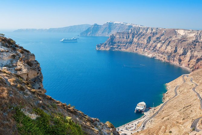 Santorini 8-Hour Private Tour with Hotel & Cruise Port Pickup - Perissa and Perivolos: time beside the black sand