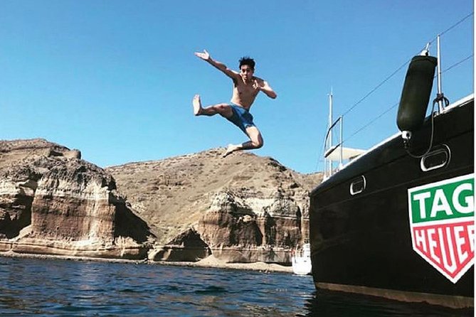 Santorini Adventurous Catamaran Experience with Snorkeling - Starting at Vlychada Port