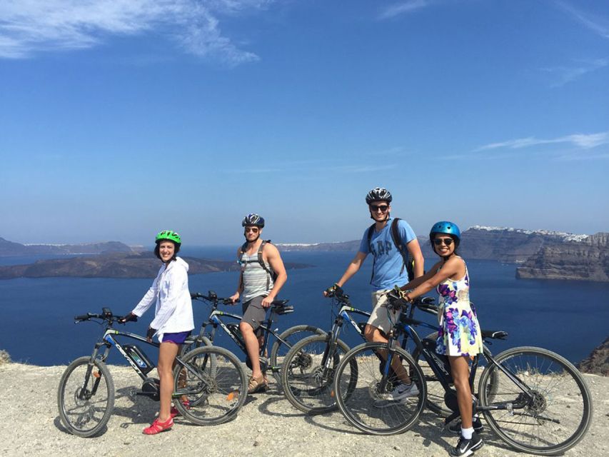 Santorini: Around the Island by Electric Bike - Megalochori, the heart in the rock, and the caldera