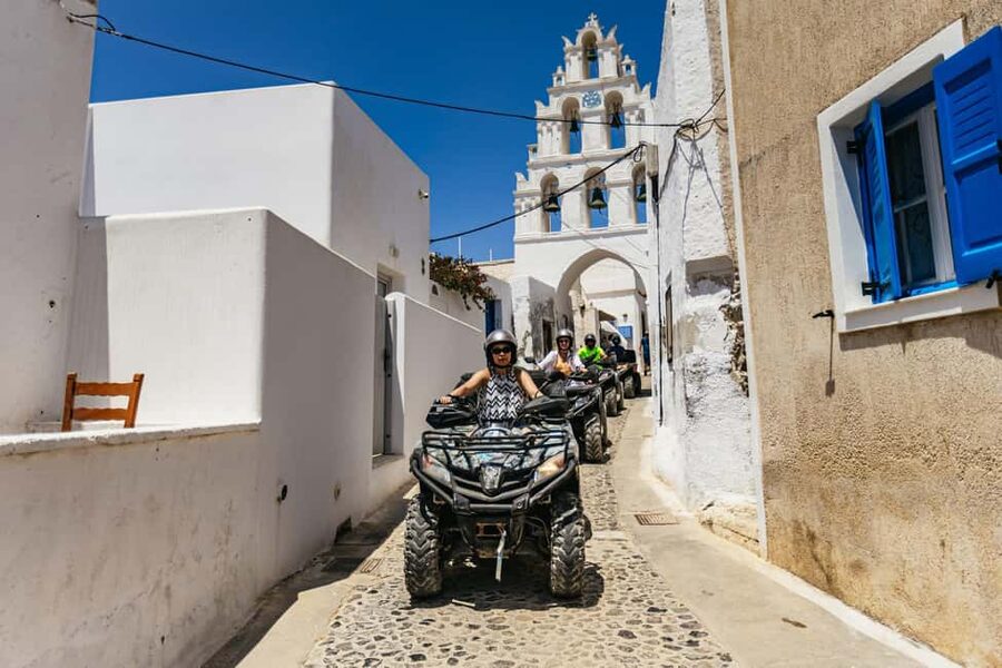 Santorini: ATV Quad Bike Tour with Lunch - Key points at a glance