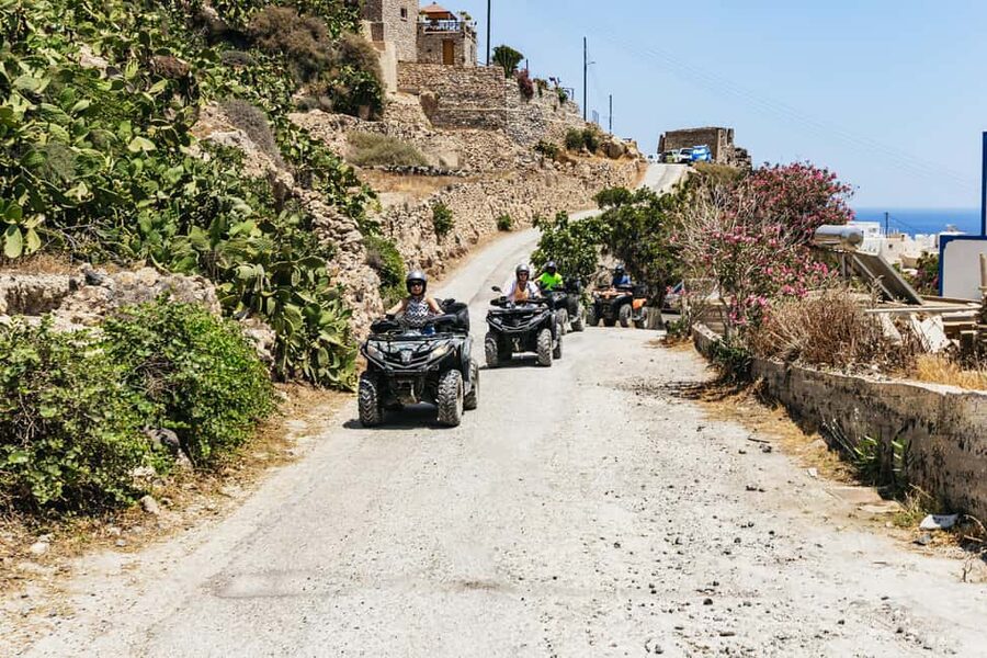 Santorini: ATV Quad Bike Tour with Lunch - A three-hour route through Santorini’s quieter side