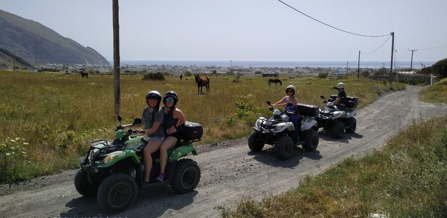 Santorini: ATV-Quad Experience - Perissa’s black beach is a fitting starting point