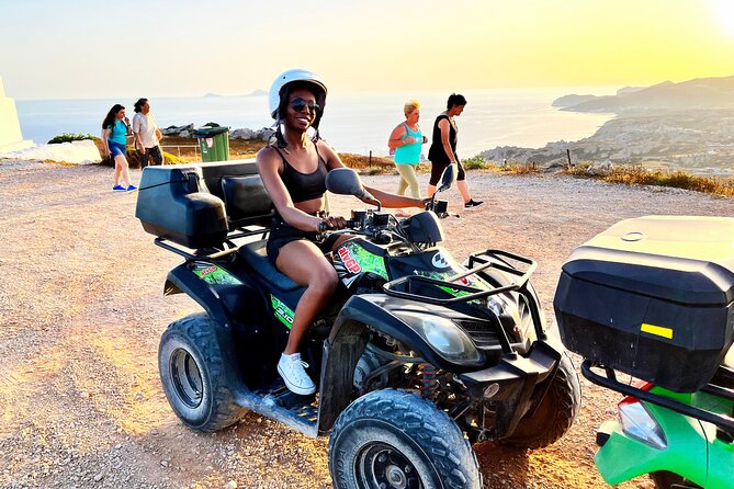 Santorini ATV-Quad Experience: Off-Road Adventure & Hotel Pickup - The Heart of Santorini and the Caldera view