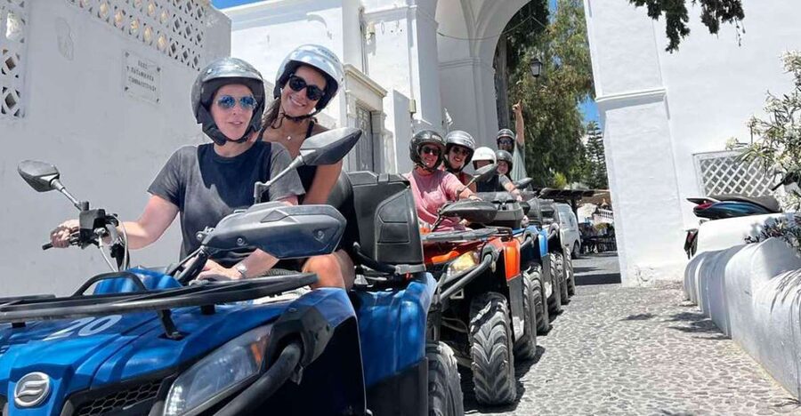 Santorini: ATV-Quad Experience - Emporio combines rough tracks with old stone lanes