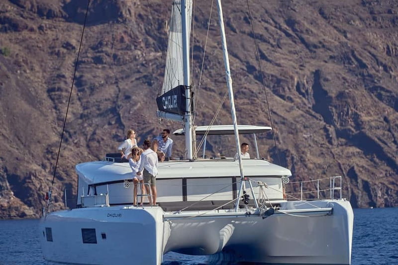 Santorini: Caldera Classic Catamaran Cruise w/ Meal & Drinks - Comfort, group feel, and service