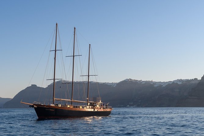 Santorini Caldera Morning Cruise With King Thiras Boat - Palea Kameni and the warm water stop