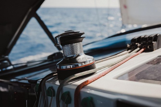Santorini Caldera Private Sailing Boat Cruise - Palea Kameni and the volcano by boat